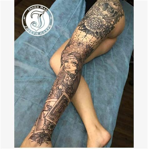 Tattoo On The Upper Leg
