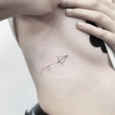 Tattoo Paper Plane