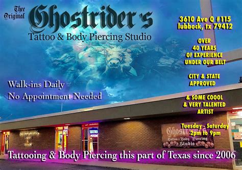 Tattoo Places In Lubbock