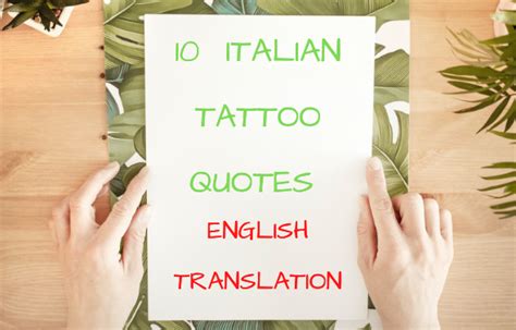 Tattoo Quotes In Italian
