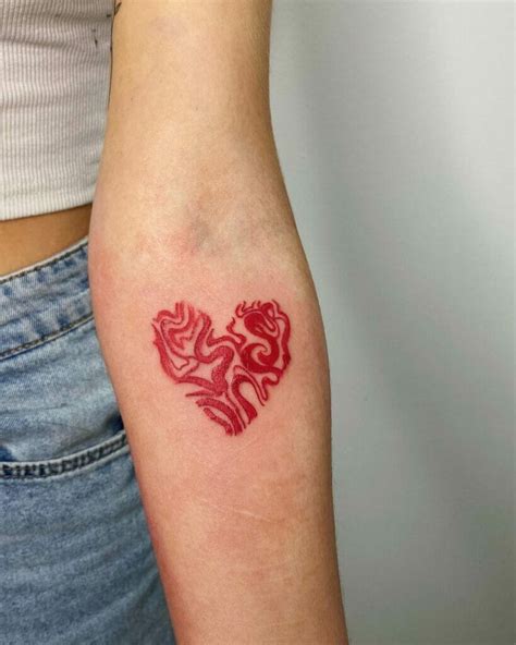 Tattoo Red Heart
