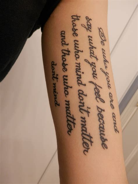 Word Tattoos Ideas For Short Quotes, Meaningful Sayings