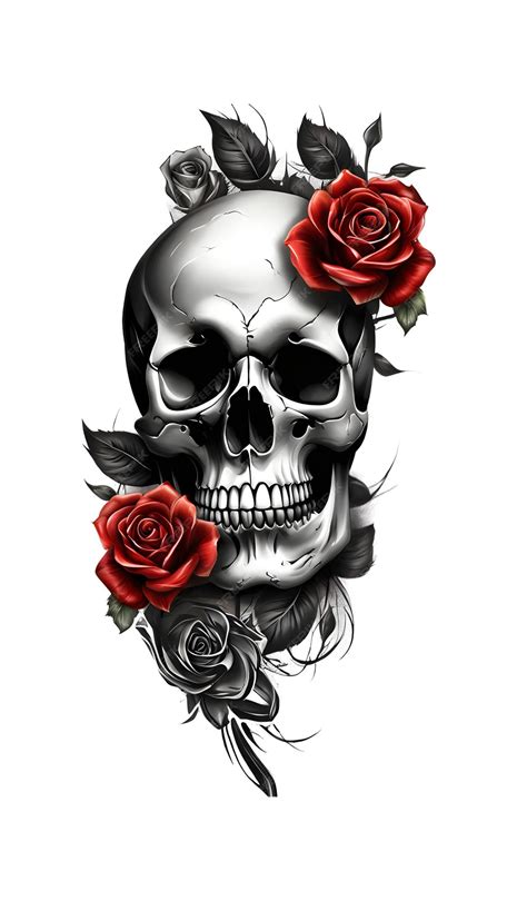 Tattoo Skull With Roses