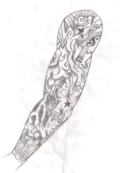 Tattoo Sleeve Design Template