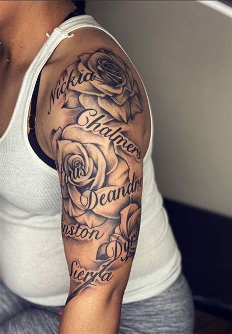 Tattoo Sleeve With Names