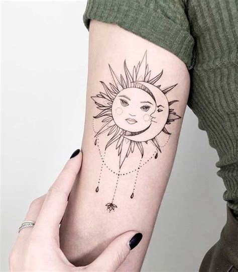 Tattoo Sol Y Luna