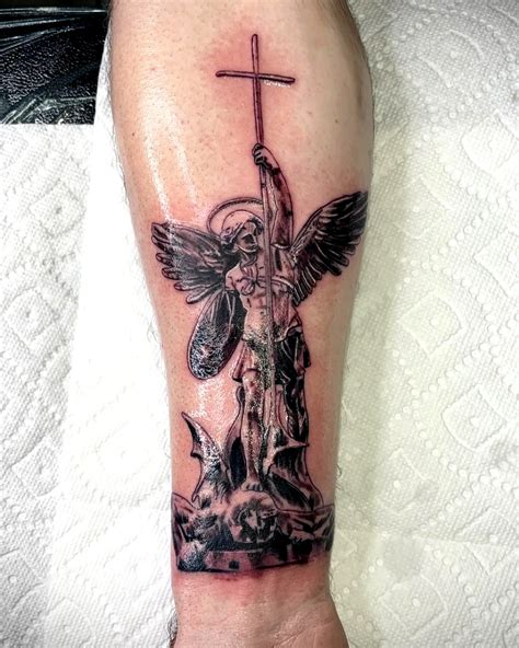 Tattoo St Michael Angel