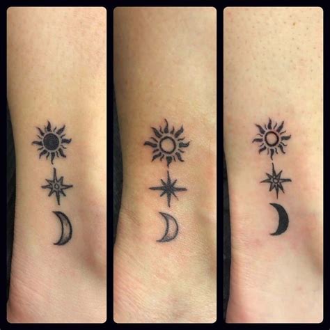 Tattoo Star Moon And Sun