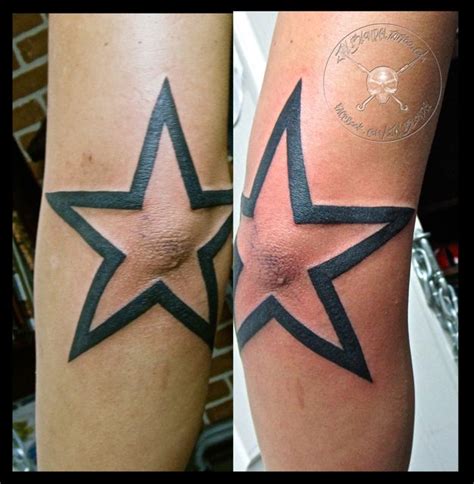Tattoo Star On Elbow