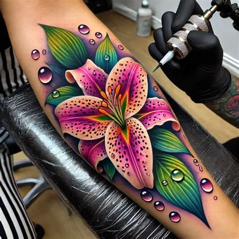Tattoo Stargazer Lily