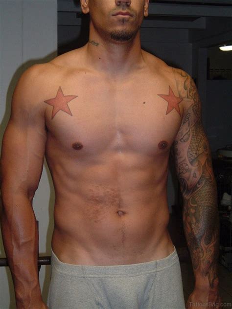 Tattoo Stars On Chest