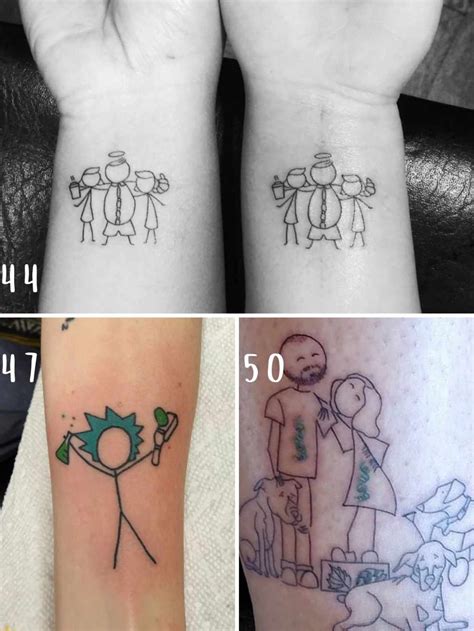 Tattoo Stick Figures