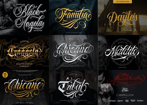 Tattoo Style Font
