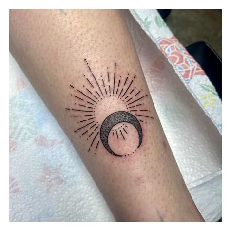 50 Meaningful and Beautiful Sun and Moon Tattoos KickAss