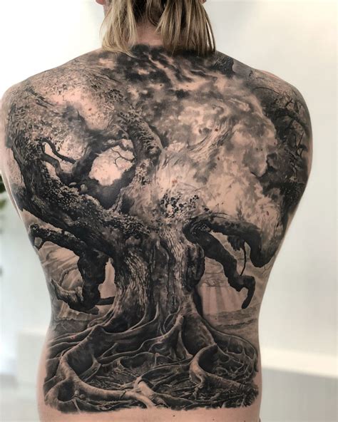 Tattoo Tree Back