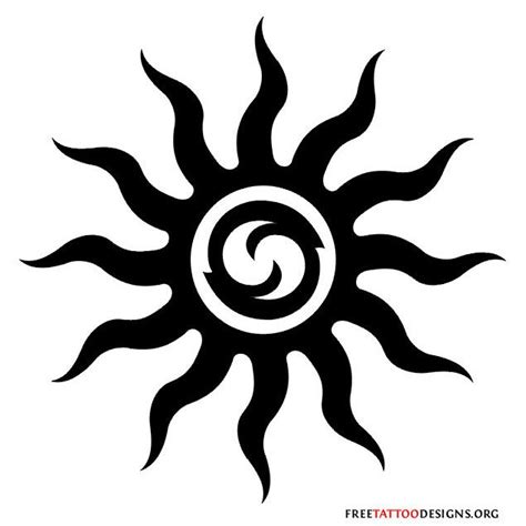 Tattoo Tribal Sun
