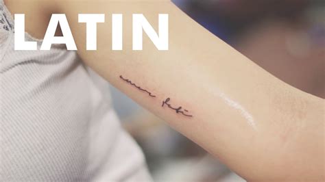Tattoo Tulisan Latin