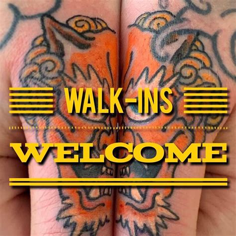 Tattoo Walk Ins