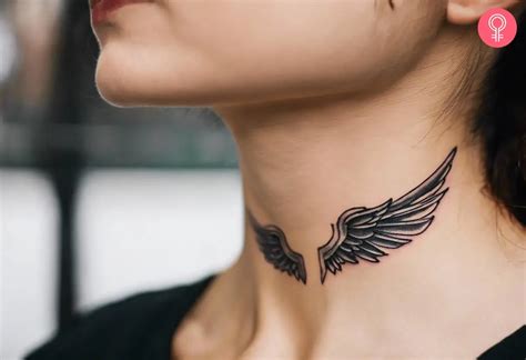 Tattoo Wings Neck