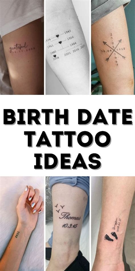 Tattoo With Birth Dates