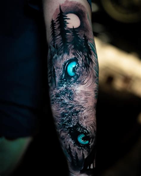Tattoo Wolf Eyes