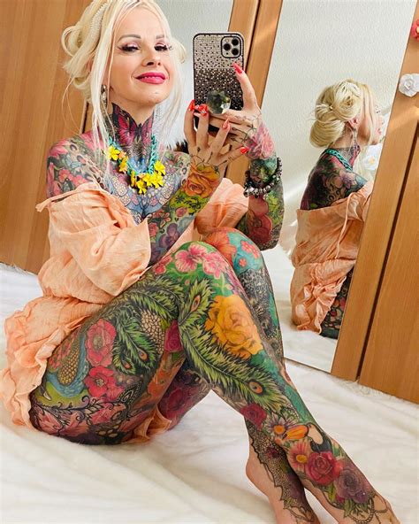 This German Grandma Spends 30 Thousand Euros To Tattoo Her