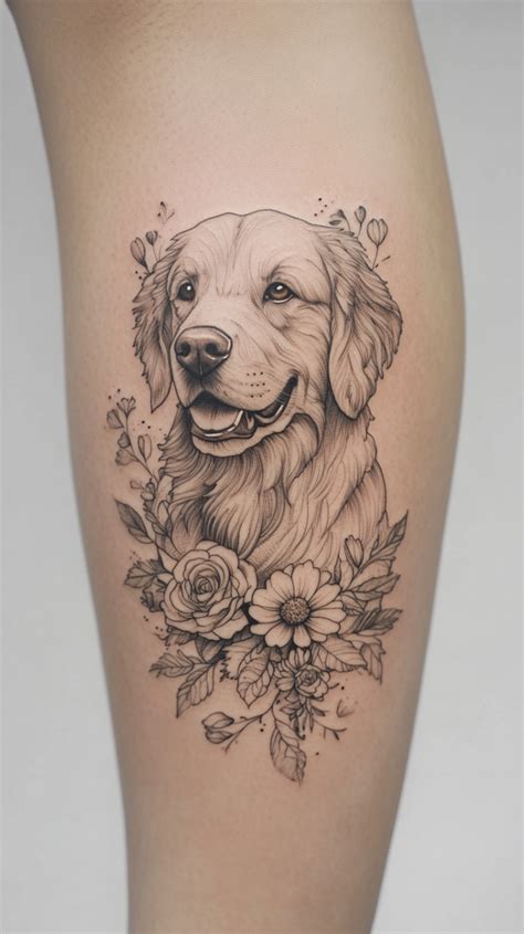 Tattooed Golden Retriever Meaning