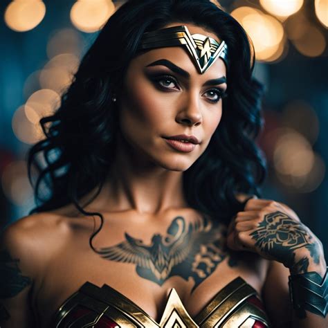 Tattooed Wonder Woman