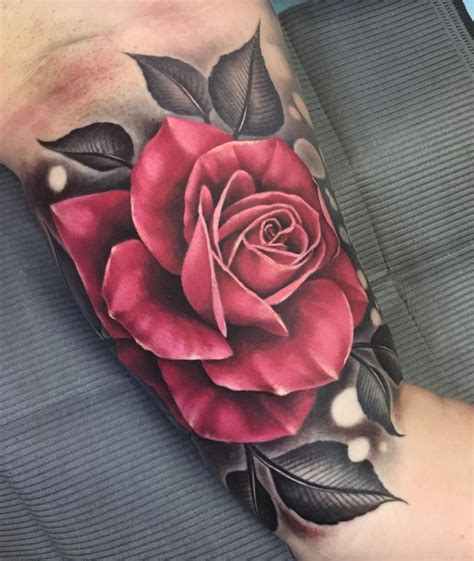 Rose Tattoos Go Classic With Your Flower Tattoo Designs