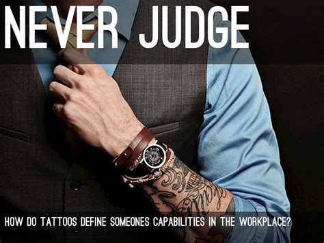 Stigma around tattoos in professional world a form of