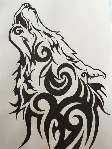 50 Tribal Wolf Tattoo Designs For Men Canine Ink Ideas