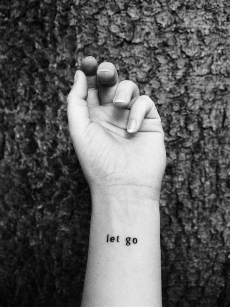 Tattoos About Letting Go