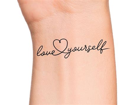 Tattoos About Loving Yourself