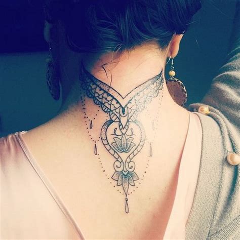 Tattoos Back Of Neck Female
