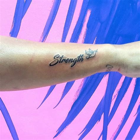 Tattoos For Female Strength