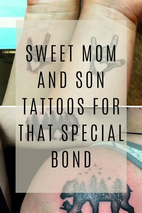Tattoos For Moms With Sons