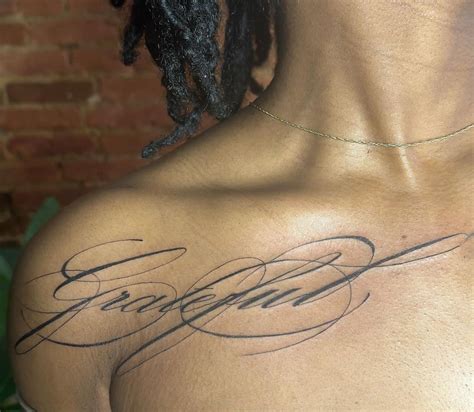 Tattoos In Cursive