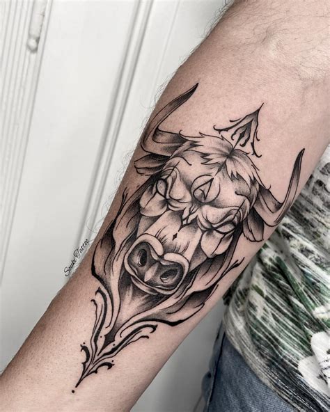 Tattoos Of A Bull