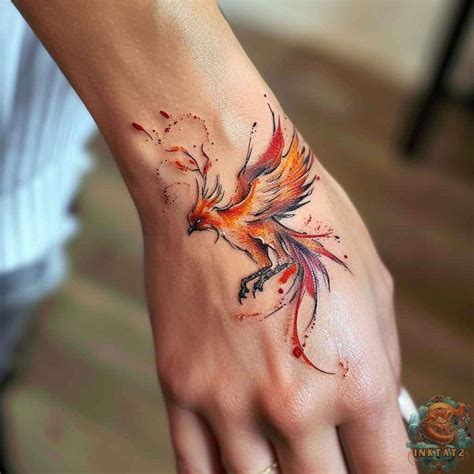 Tattoos Of A Phoenix Bird