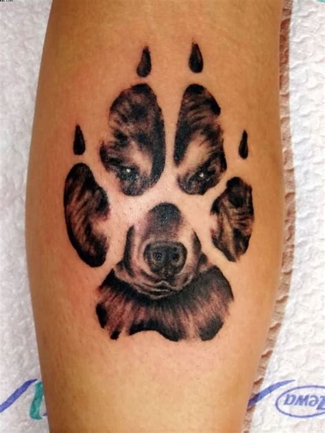 Tattoos Of Dog Prints
