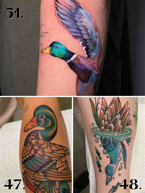 Tattoos Of Ducks