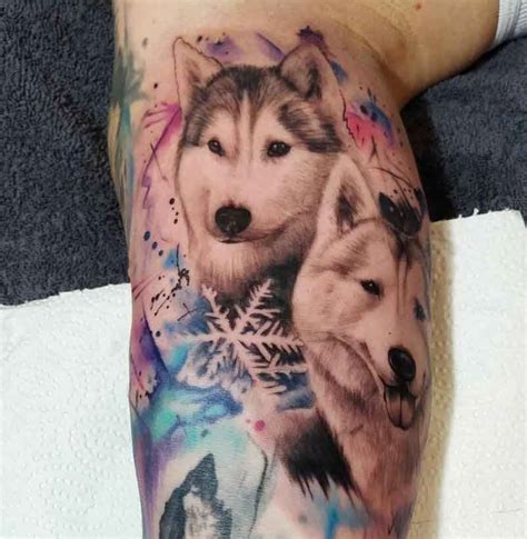 Tattoos Of Huskies