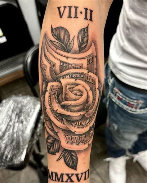 Tattoos Of Money Roses