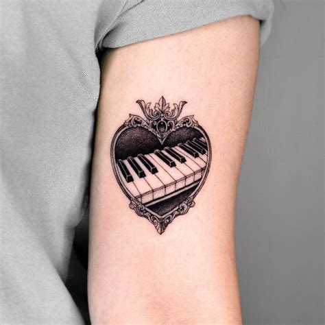 Tattoos Of Piano Keys