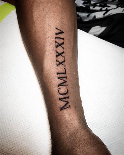 Tattoos Of Roman Numerals