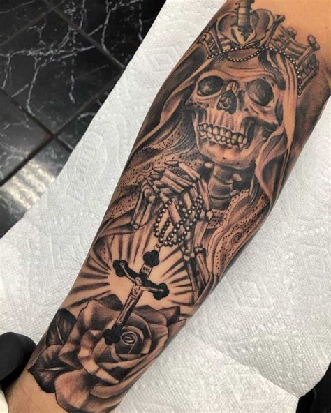 Tattoos Of Santa Muerte