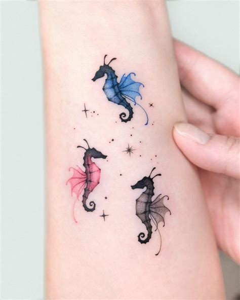 Tattoos Of Seahorses