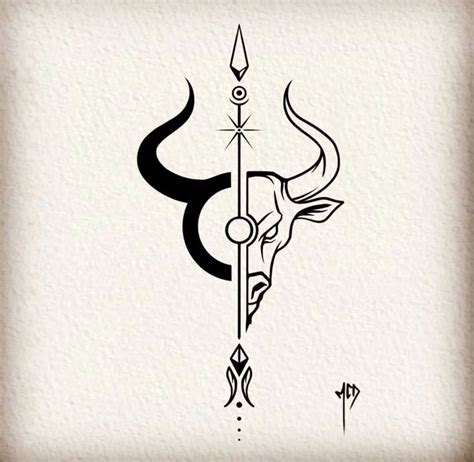 Tattoos Of Taurus Zodiac Signs
