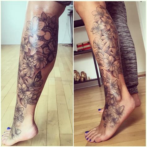 Tattoos On Side Of Leg