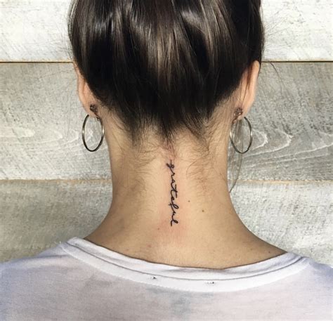 45+ Back of the Neck Tattoo Designs & Meanings Way To The